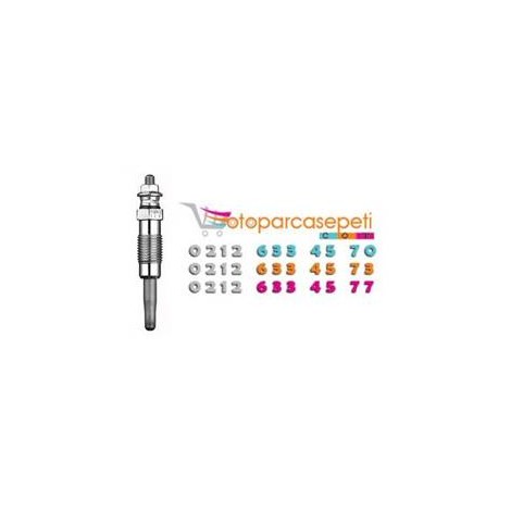 BMW 324 D KIZDIRMA BUJİSİ  60079-46072001-T0701130-596139-1353958 1985-1991 BOSCH MARKA