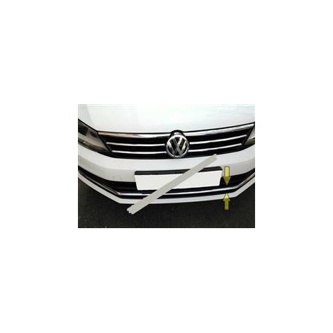 VOLKSWAGEN JETTA 2014-2015 KROM ÖN TAMPON IZGARASI 3 PARÇA PASLANMAZ ÇELİK