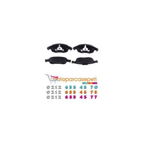 C4 FREN BALATASI ÖN 425361-425412 2006-2014 MODEL APETECH MARKA ORJİNAL