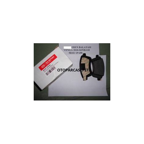KIA VENGA ÖN FREN BALATASI 58101 1PA00 2010-